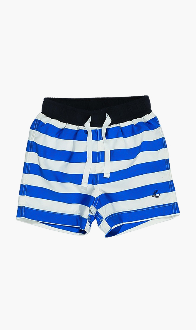 PETIT BATEAU Striped Beach Shorts