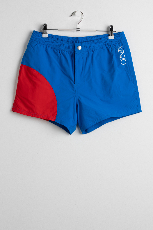 

KENZO Color Block Logo Swim Shorts