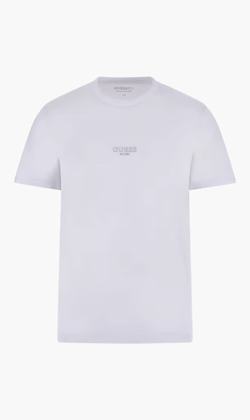 

Guess White Logo T Shirt for Men | The Deal Outlet