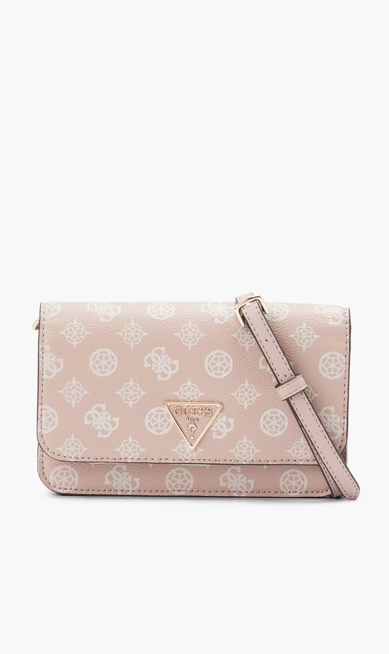

Guess Pink Noelle Xbody Flap Organizer for Women | The Deal Outlet