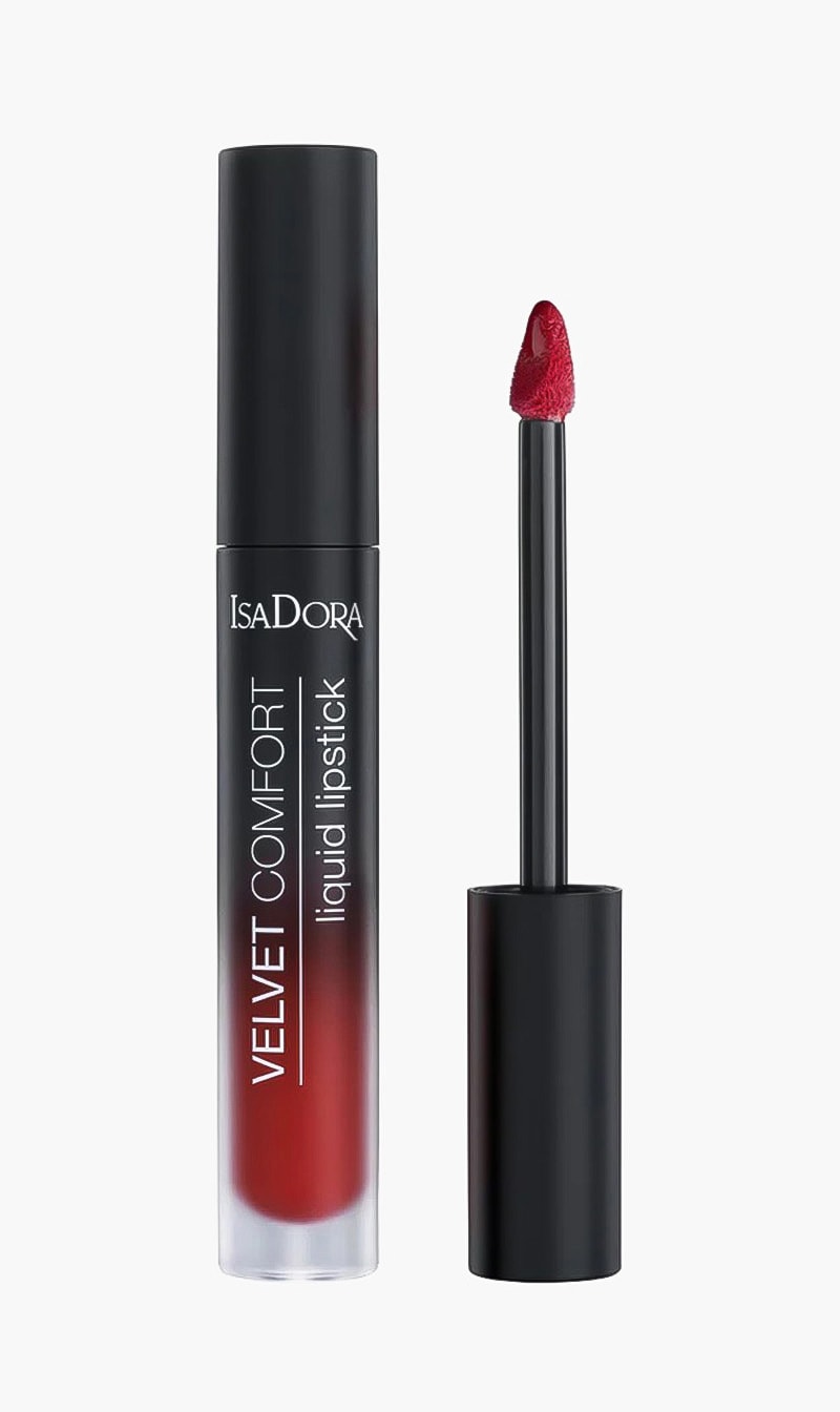 

Isadora Isadora Velvet Comfort Liquid Lipstick Ravish Red for Women | The Deal Outlet