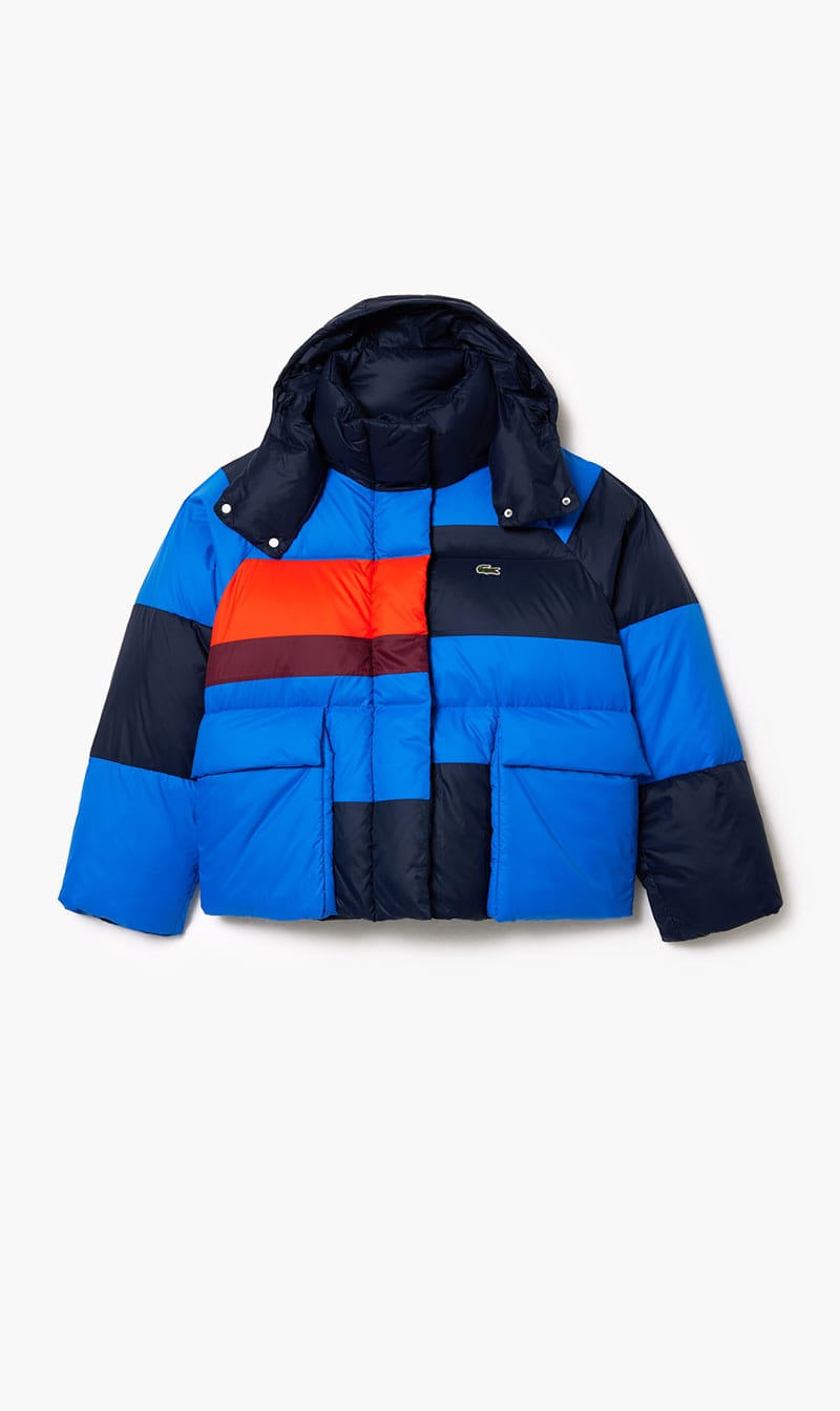 

Lacoste Multi-color Oversized Removable Hood Puffer Jacket for Women | The Deal Outlet