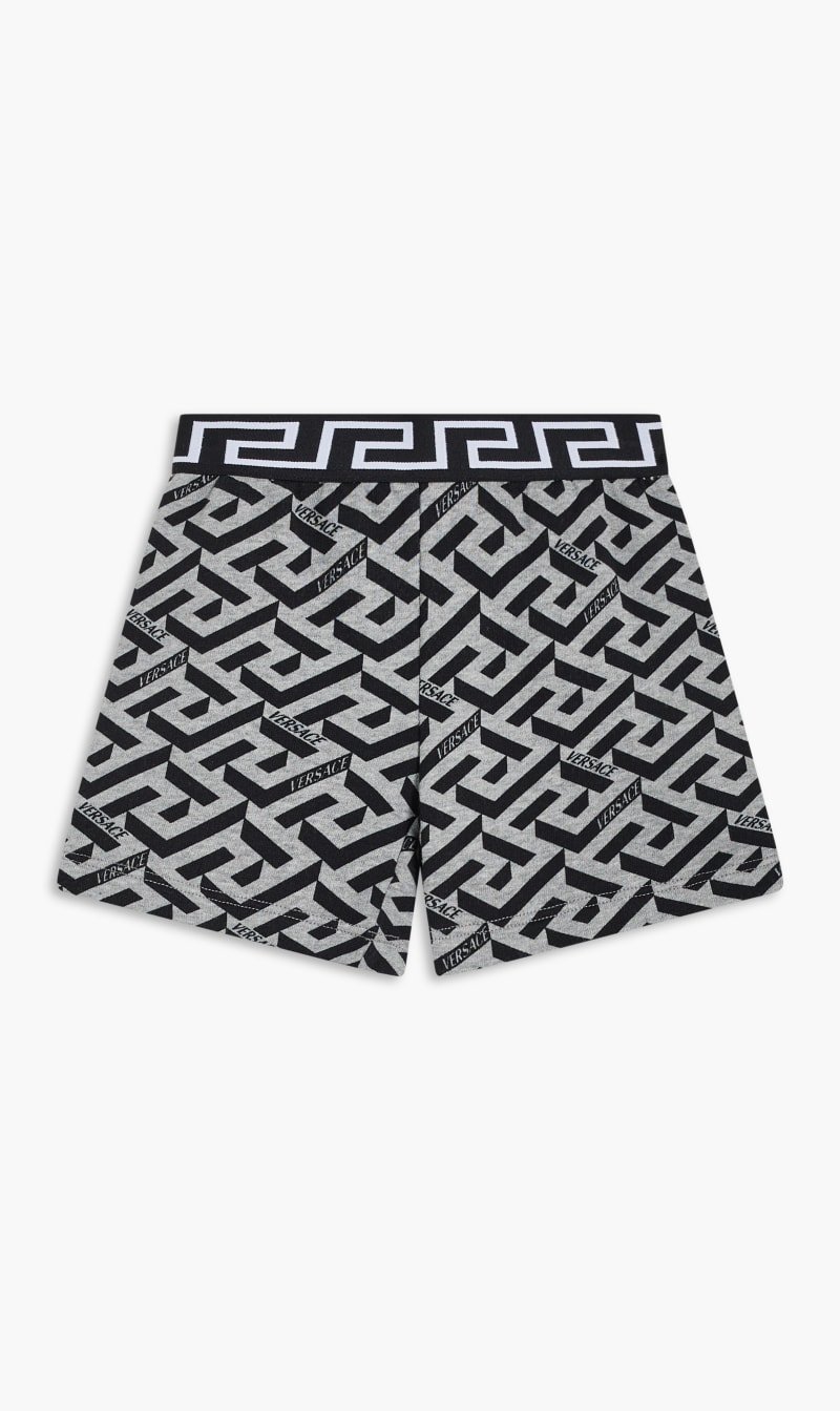

Versace Black Bb Short Ao Jersey Greca for Kids | The Deal Outlet