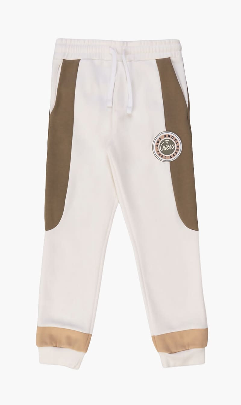 

Guess Beige Logo Track Pants for Boys | The Deal Outlet