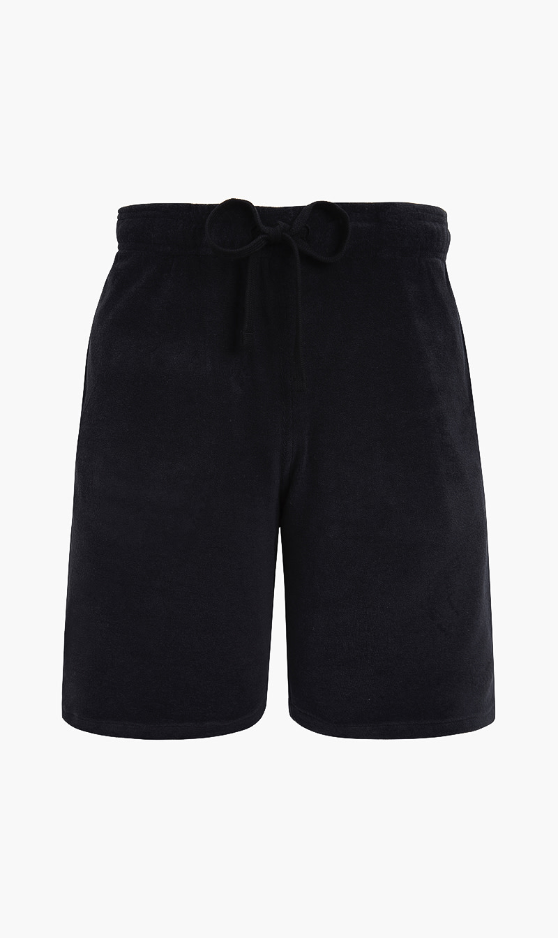 

Vilebrequin Black Solid Elasticated Shorts for Men | The Deal Outlet