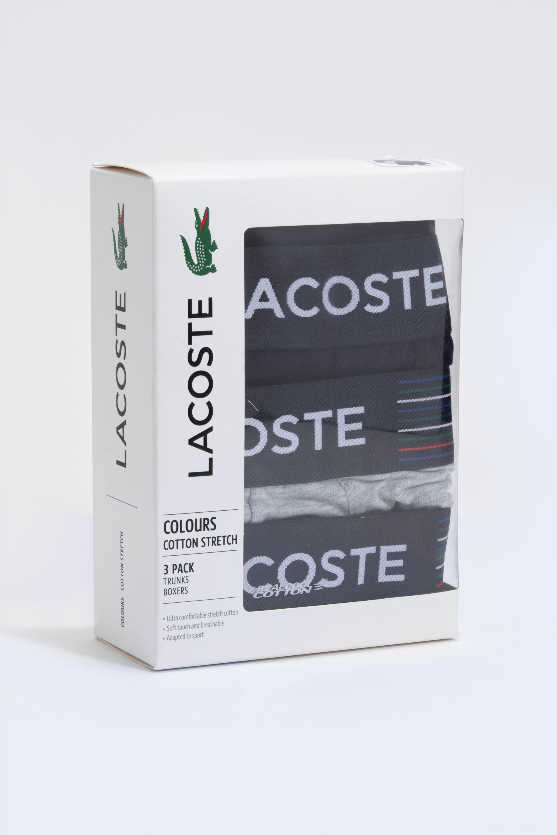 

Lacoste Colours Cotton Stretch 3-pack Boxers