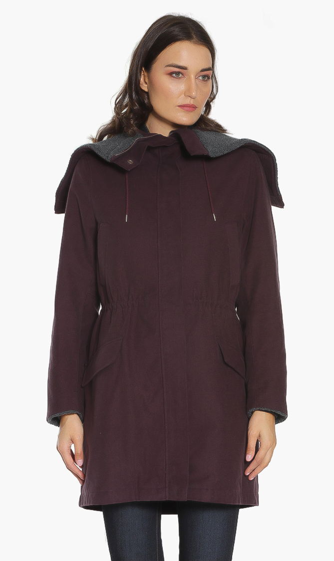 

Lacoste Faux Fur Hoody Coat