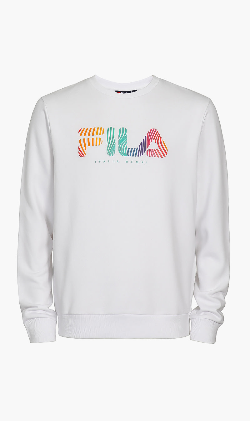 

Fila crew neck sweatshirt | the deal outlet, White
