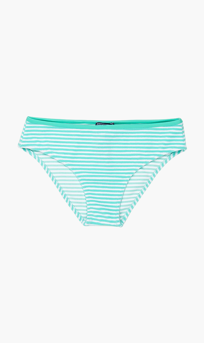 

Gac Stripes Bikini Bottom, Blue