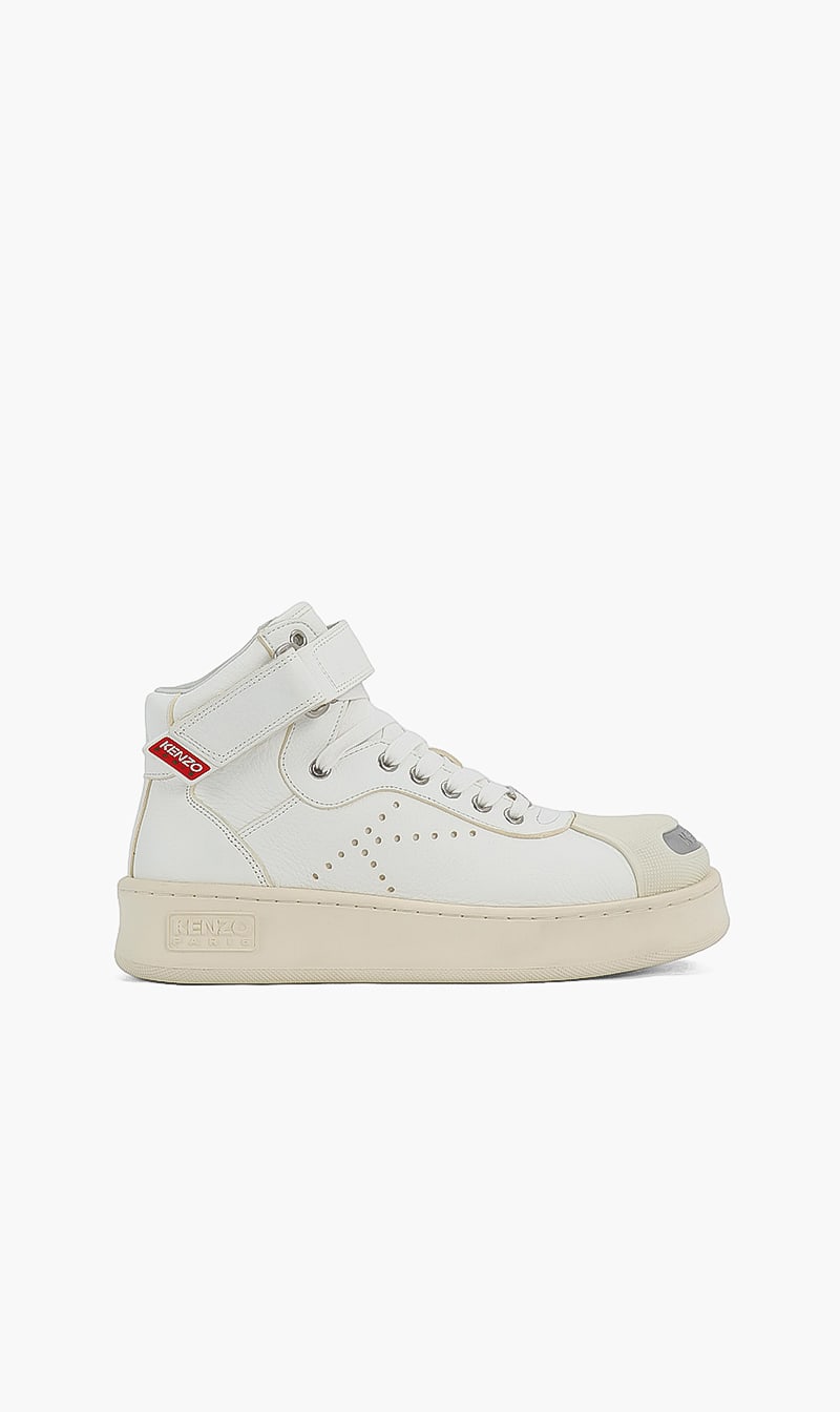 

Kenzo White Hoops High Top Sneakers for Men | The Deal Outlet