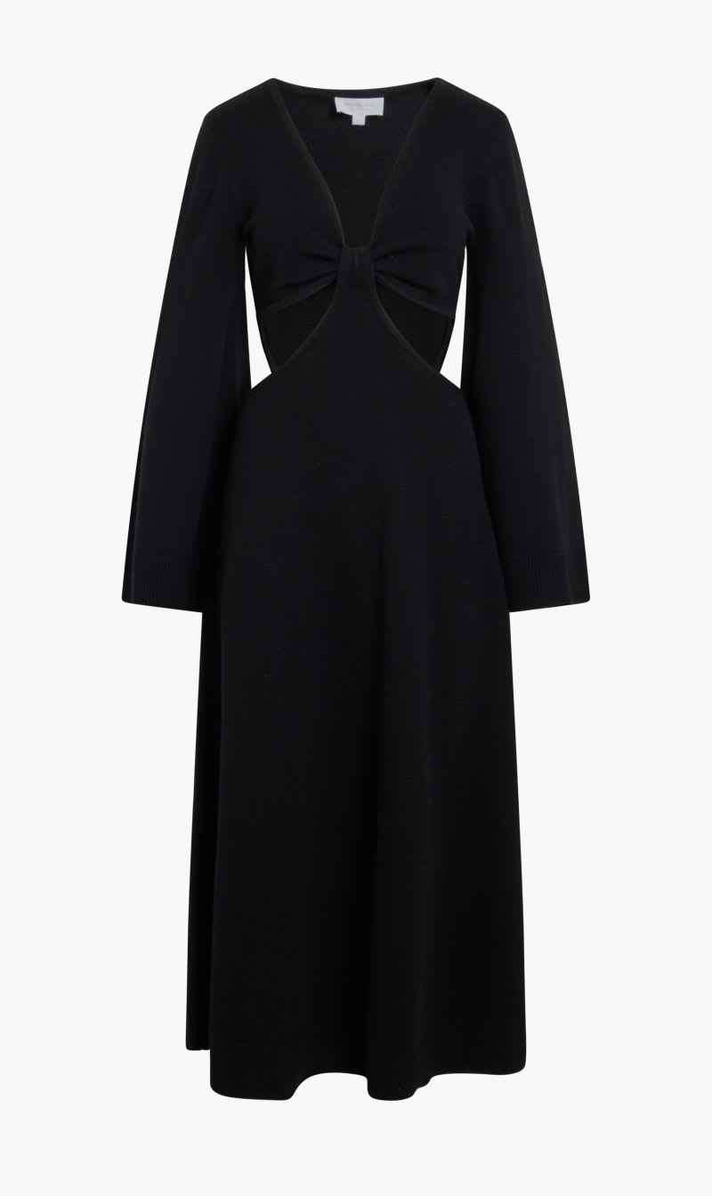 

Michael Kors Black Cashmere Cut Dress for Women | The Deal Outlet