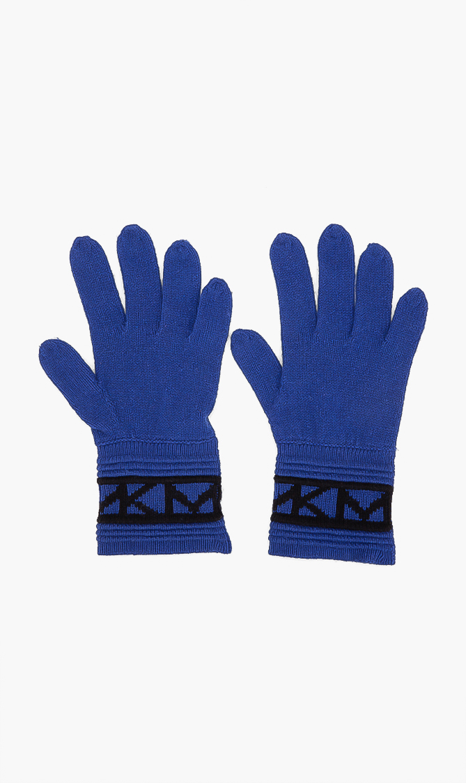 

Michael Kors Logo Trim Ribbed Gloves