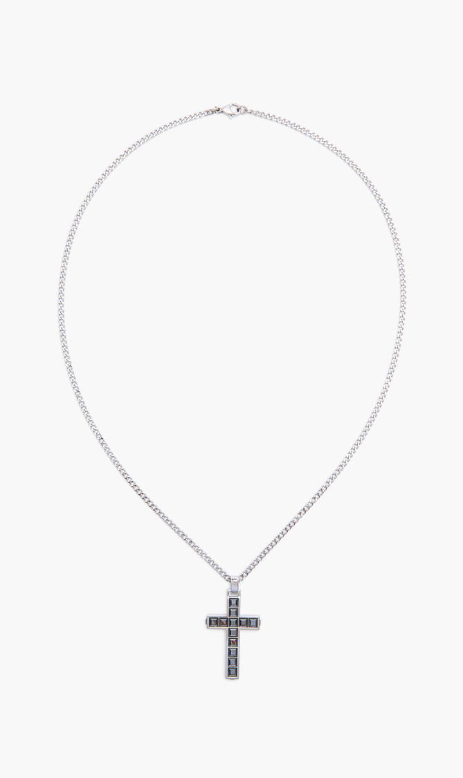 Swarovski Midnight Cross Pendant Necklace