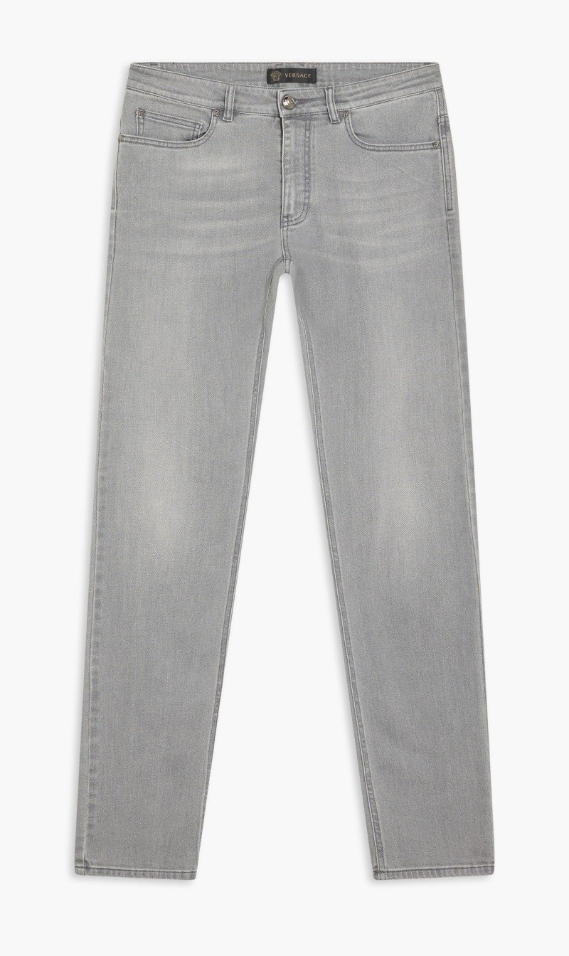 

Versace Grey Slim Fit Pantalone Jeans for Women | The Deal Outlet