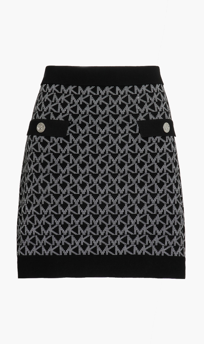 

Dot Mini Skirt, Black