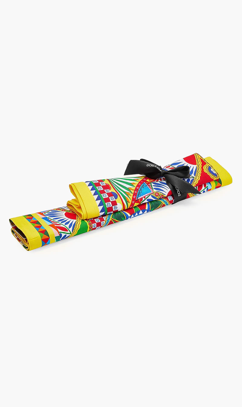 

Dolce & Gabbana Others Dga Carretto Set Placemat & Napkin | The Deal Outlet