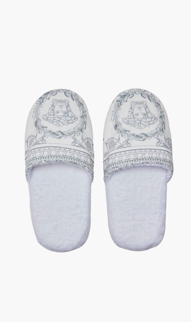 

Versace White I Love Baroque Slippers White | The Deal Outlet