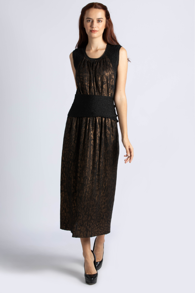 Salome Top Handle Dress, Black