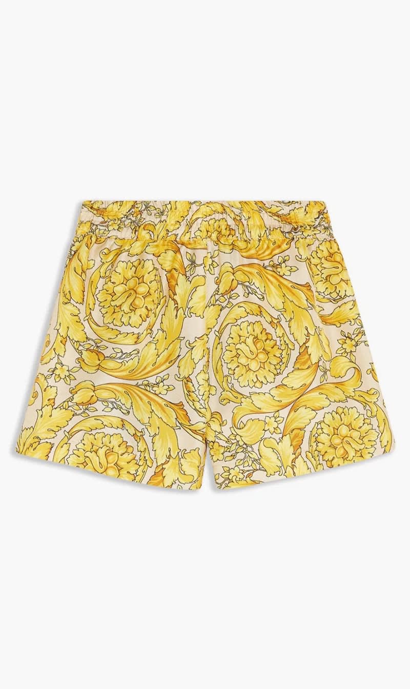 

Versace Red Barocco Print Shorts for Boys | The Deal Outlet
