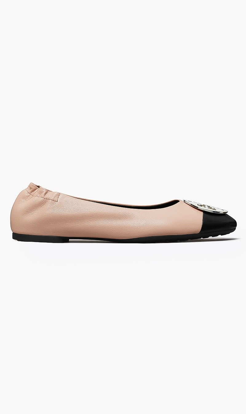 

Tory Burch Pink Claire Cap-toe Ballet for Women | The Deal Outlet