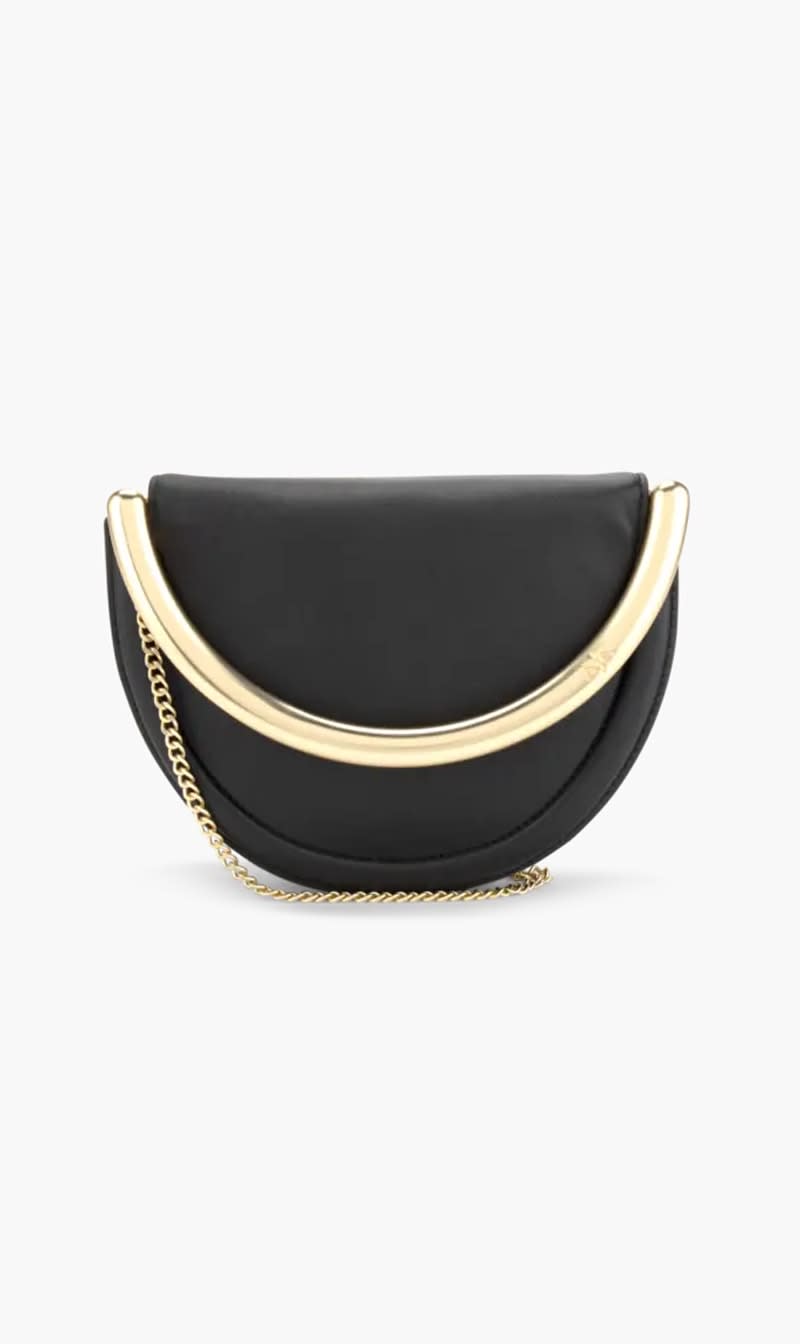 

Aje Black Norma Crescent Clutch for Women | The Deal Outlet