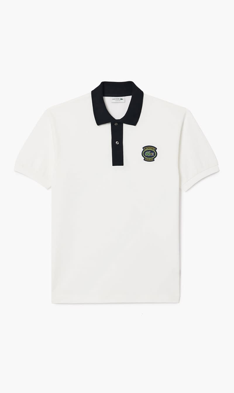 

Lacoste White Original L.12.12 Badge Polo Shirt for Men | The Deal Outlet