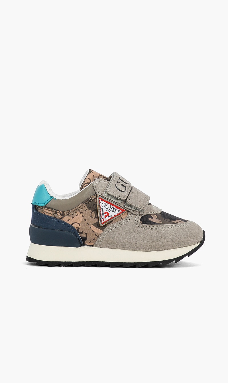 

Velcro Strap Sneakers, Brown