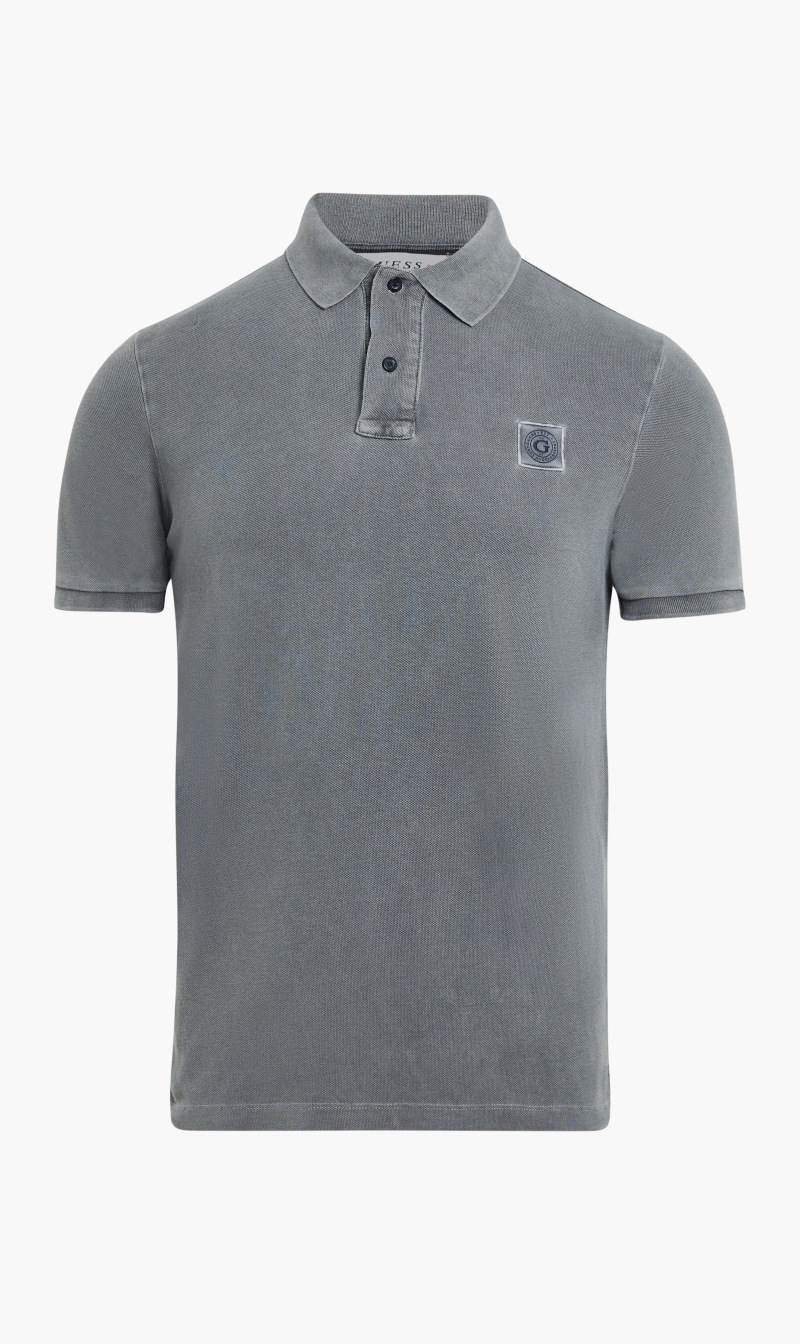 

Guess Brown Logo Short Sleeves Polo for Men | The Deal Outlet