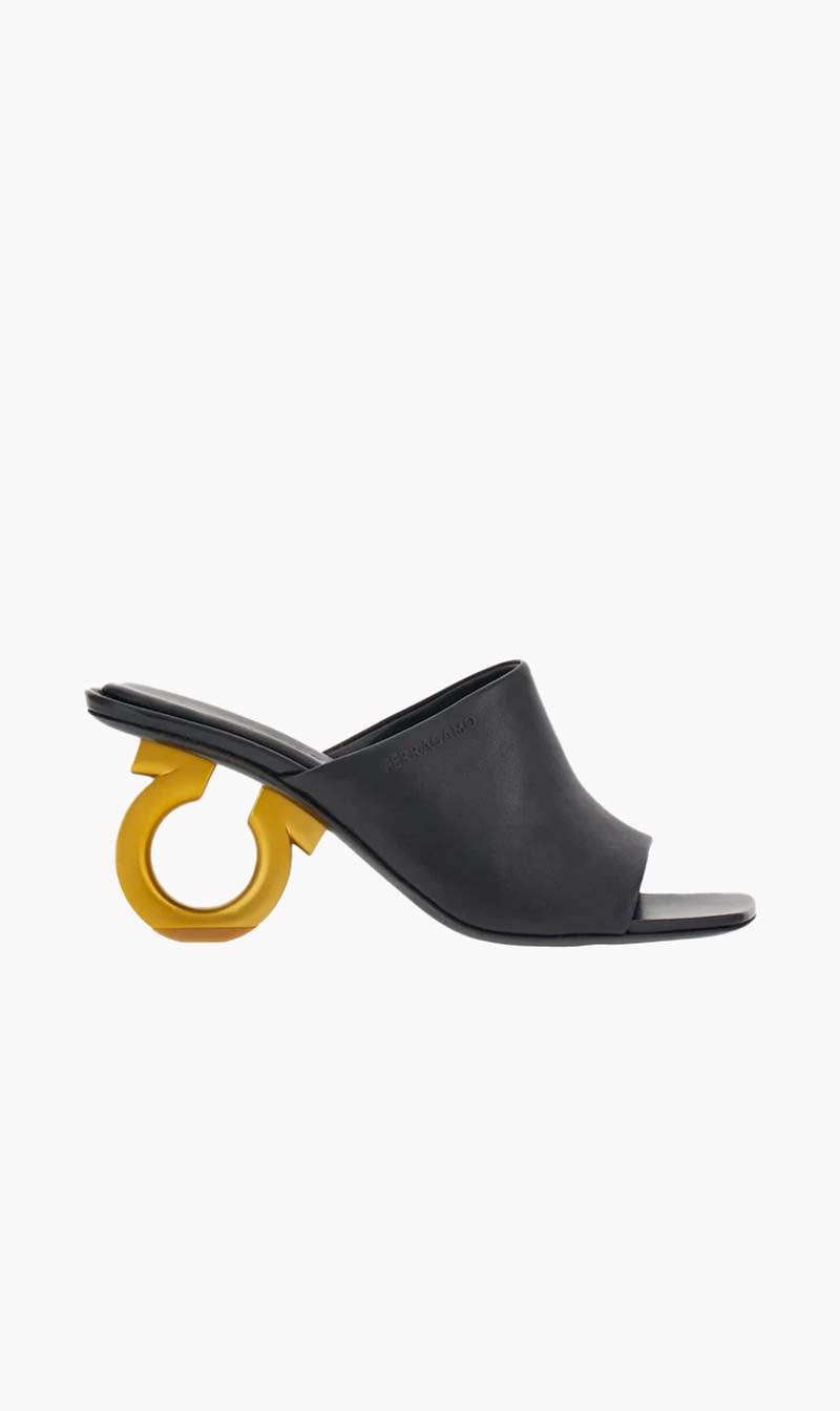 

Salvatore Ferragamo Black Slide for Women | The Deal Outlet