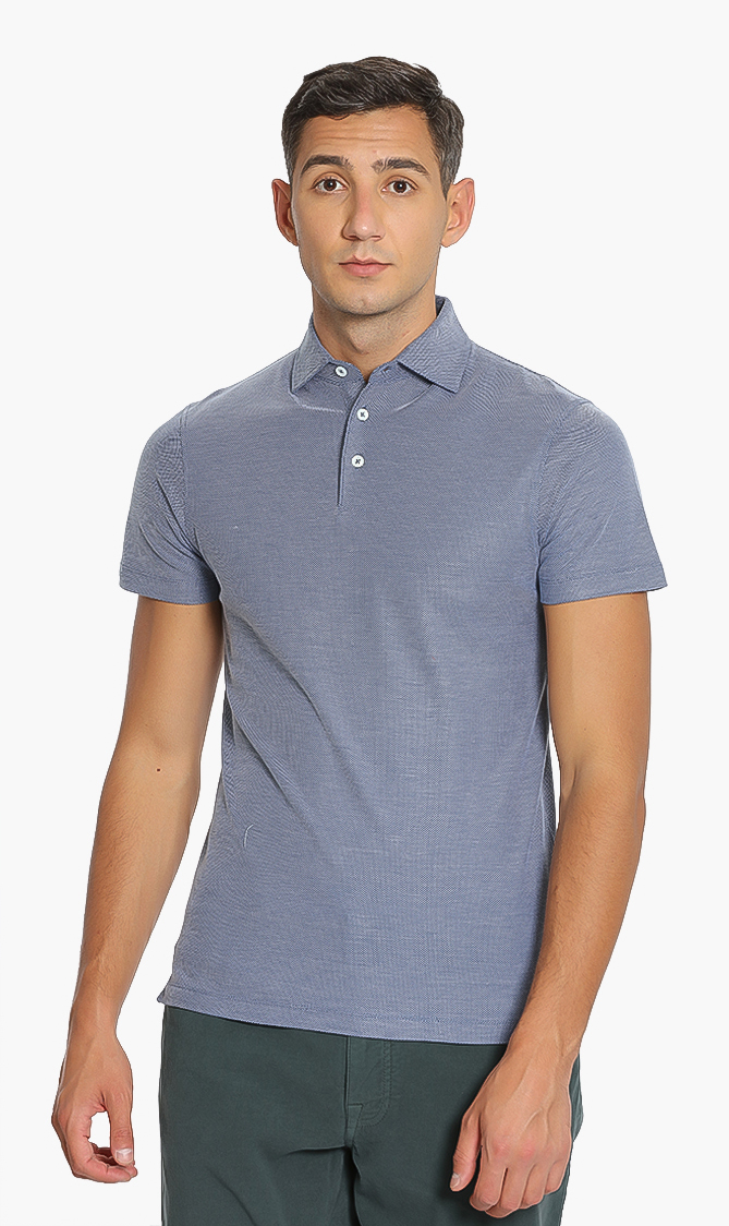 

Hackett London Mayfair Textured Polo Shirt