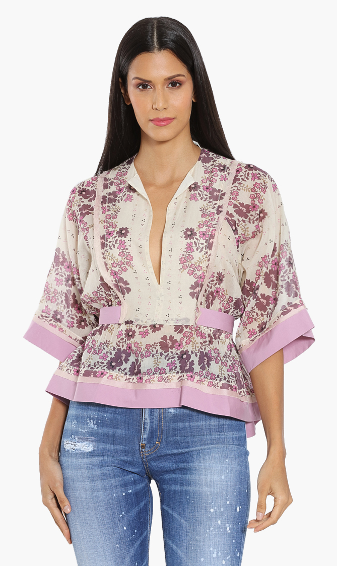 

DSQUARED2 Floral Celestia Top
