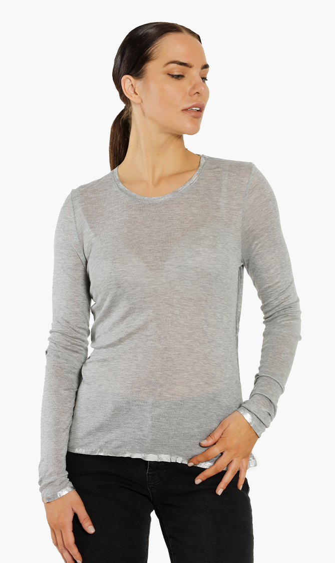 

Zadig & Voltaire Willy Foil Long Sleeves T-shirt