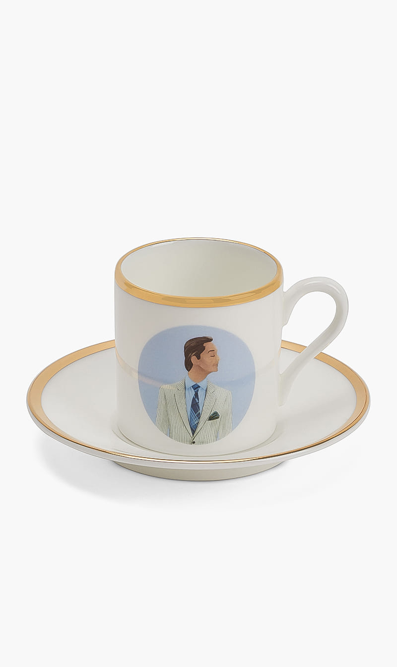 

Who Icons Blue Valentino Espresso Cup & Saucer | The Deal Outlet