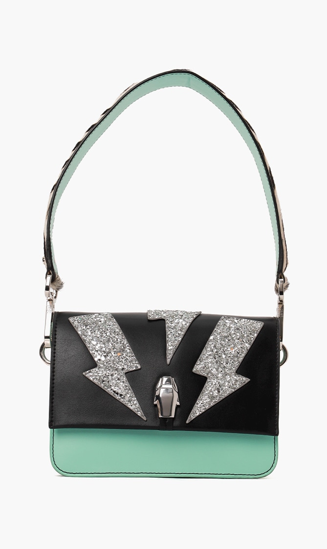 

Cavalli Class Lightning Patch Milano Sling Bag