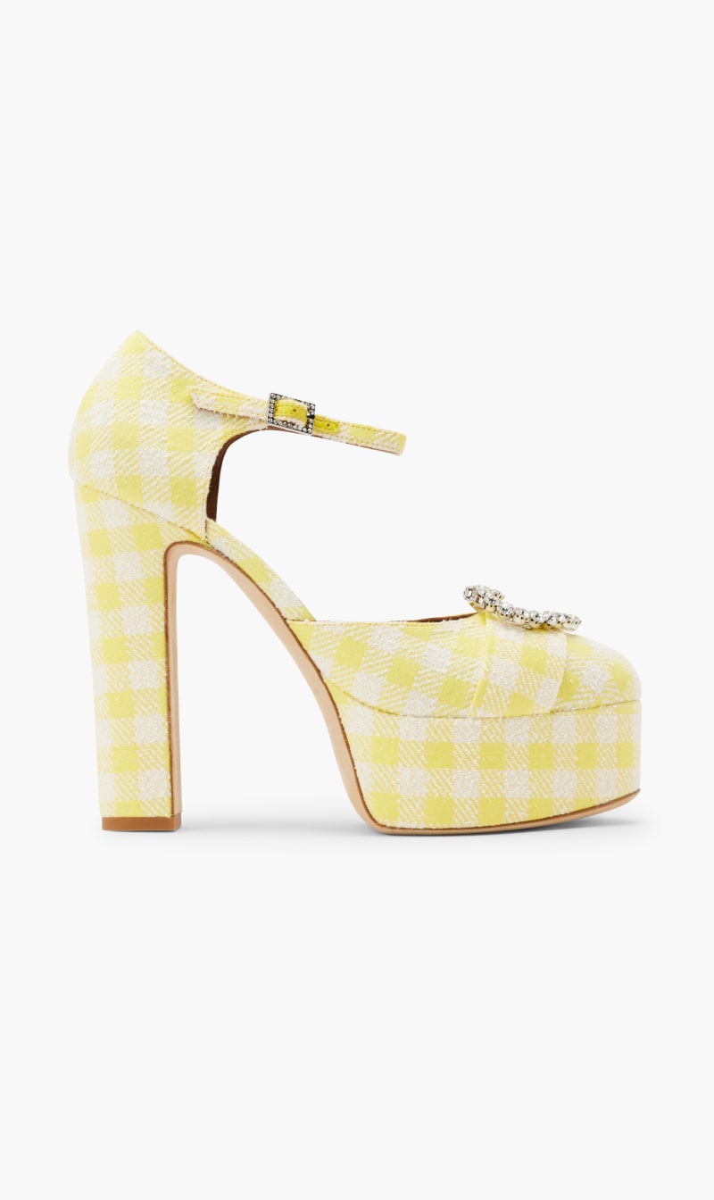 

Malone Souliers Yellow Camille Platform 130-1 for Women | The Deal Outlet