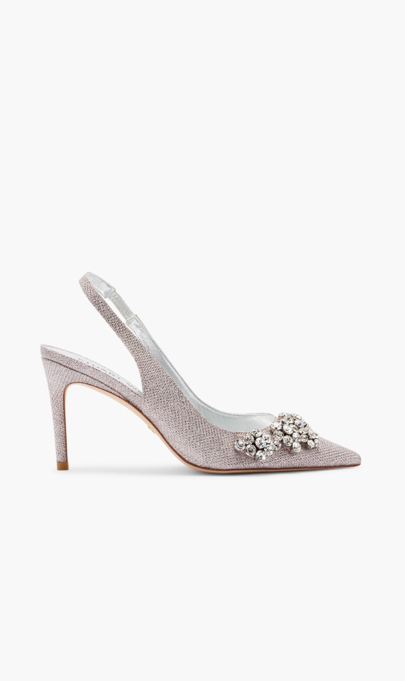 

Stuart Weitzman Pink Strt Xtalfleur85slgb for Women | The Deal Outlet