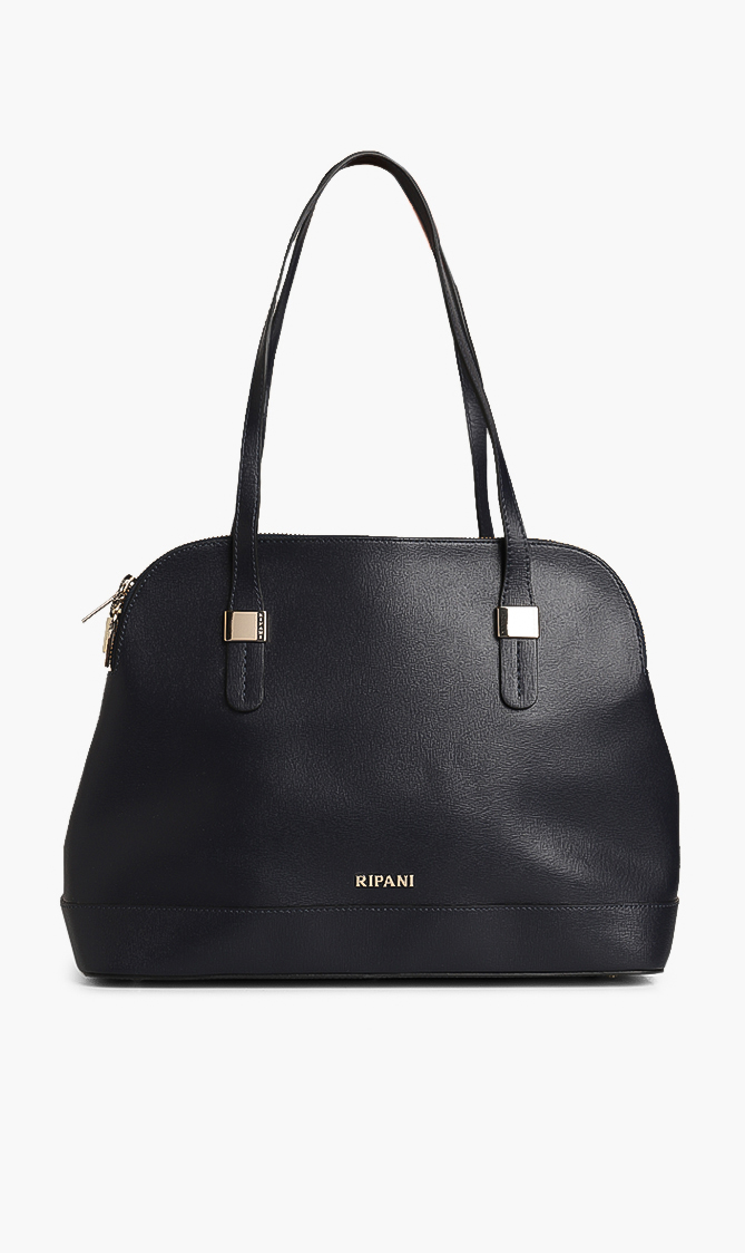 

Ripani Oreo Leather Bowler Bag