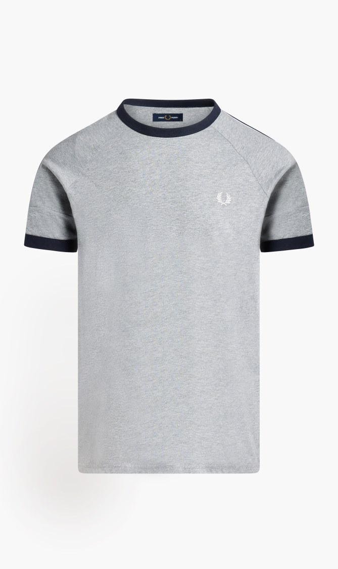

Panelled Taped Tshirt, Grey