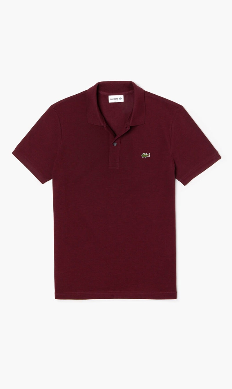 

Lacoste Red Slim Fit L.12.12 Pique Polo Shirt for Men | The Deal Outlet