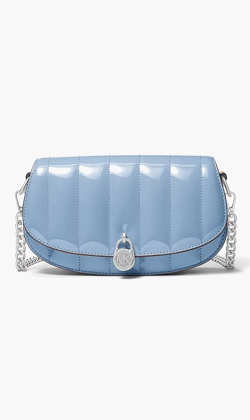 Blue Mila Small Convertible Crossbody Bag for Women
