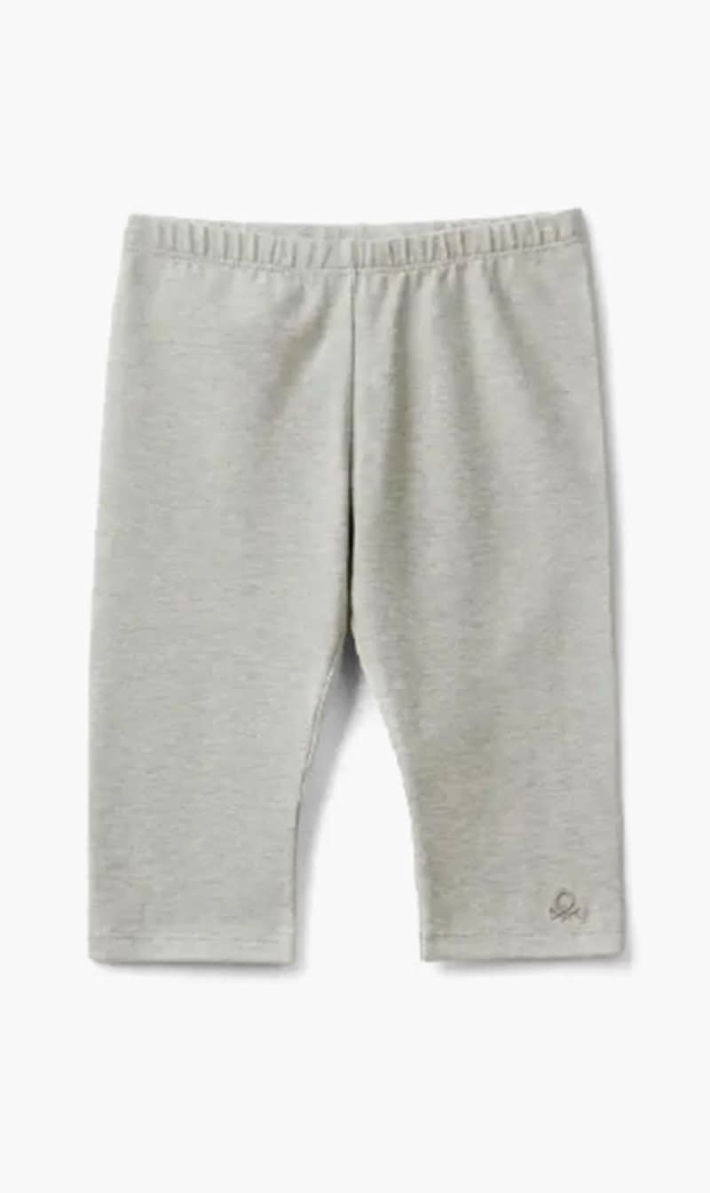 Grey United Colors Of Benetton Yellow Quarter Leggings for Girls