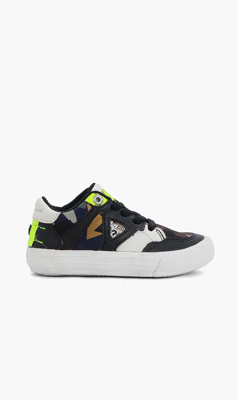 

Guess logo lace up sneakers | the deal outlet, Black
