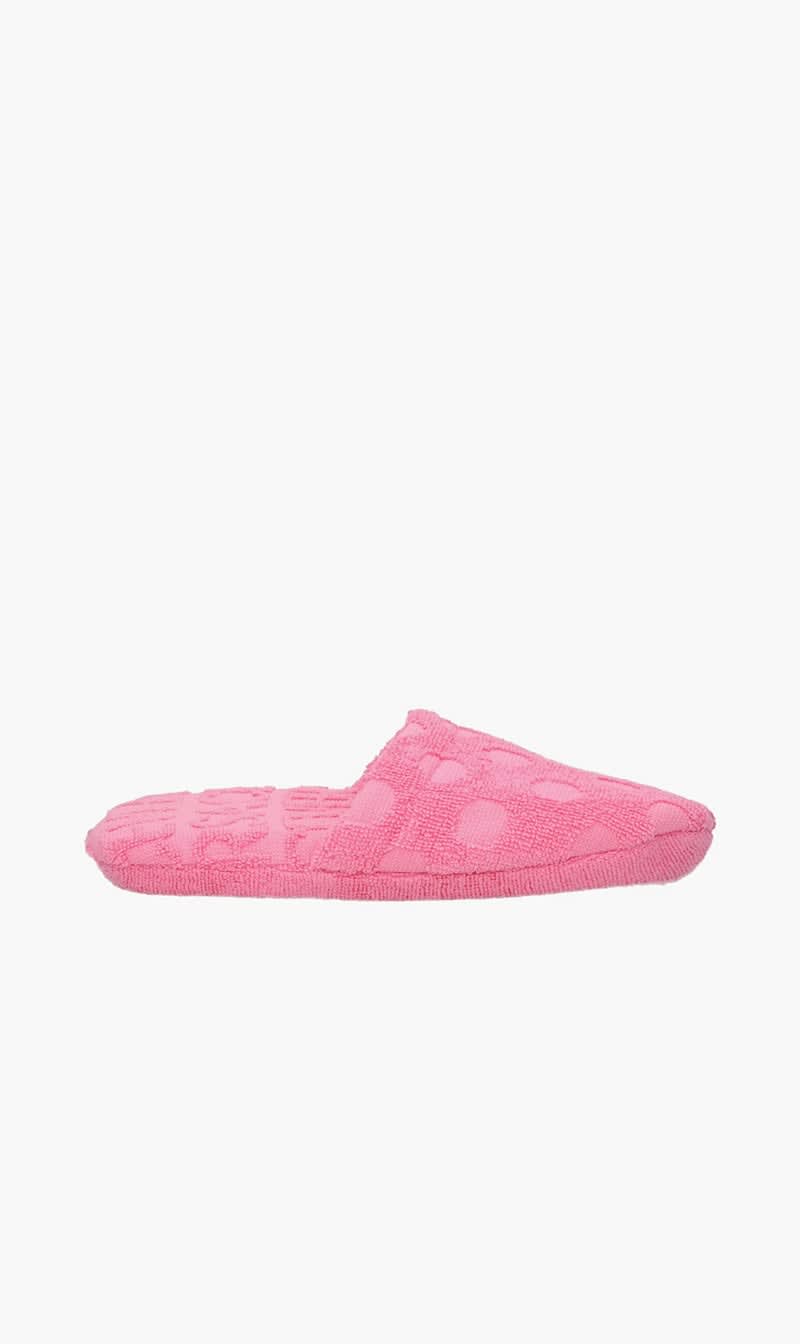 

Versace Pink Versace On Repeat Polka Dot Slippers Pink | The Deal Outlet