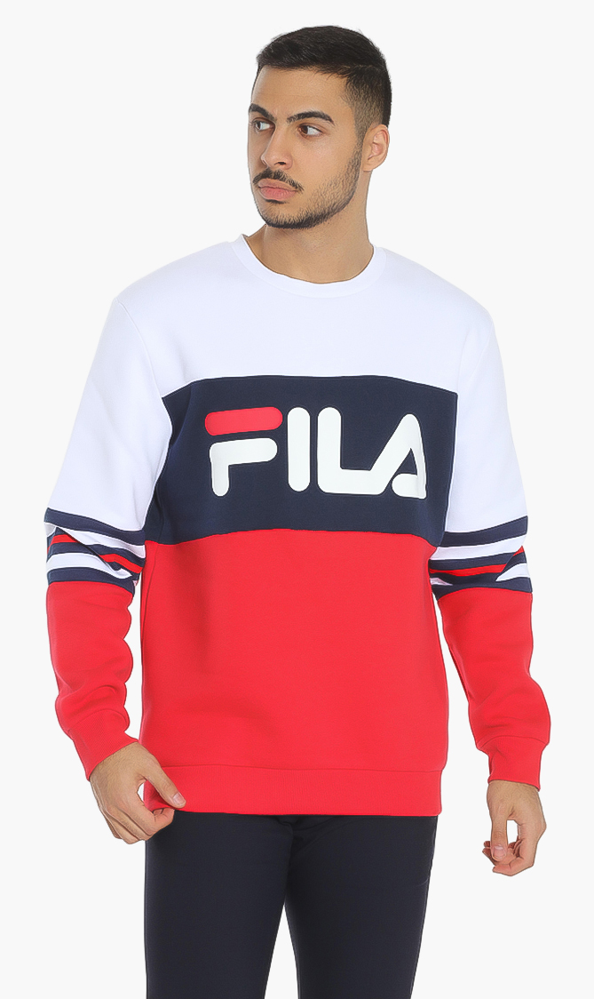 

Fila Freddo Colorblock Heritage Stripe Sweatshirt