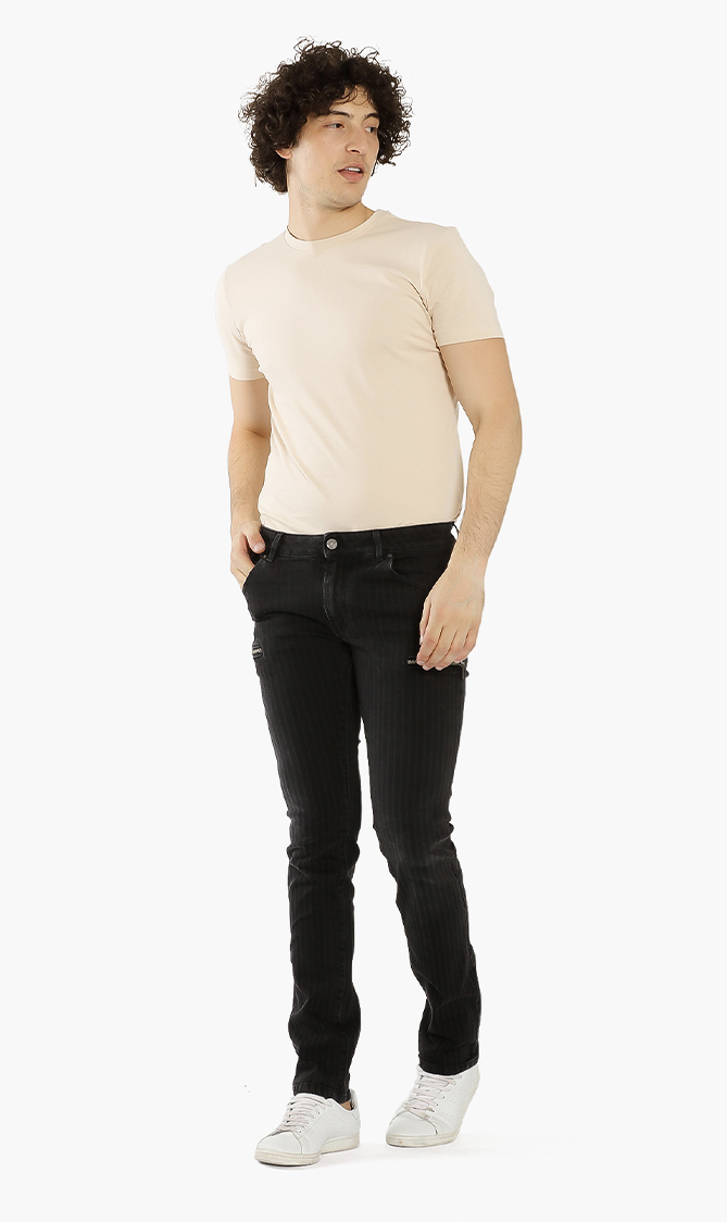 

Zipped Jeans, Black