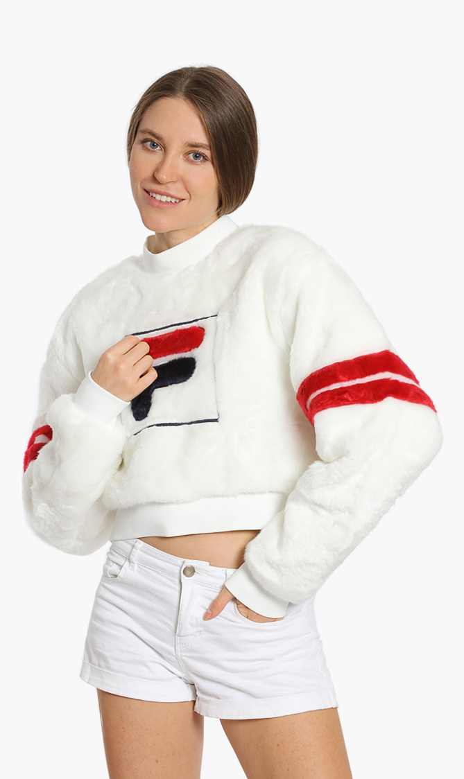 

Fila Cristabel Fur Cropped Sweat