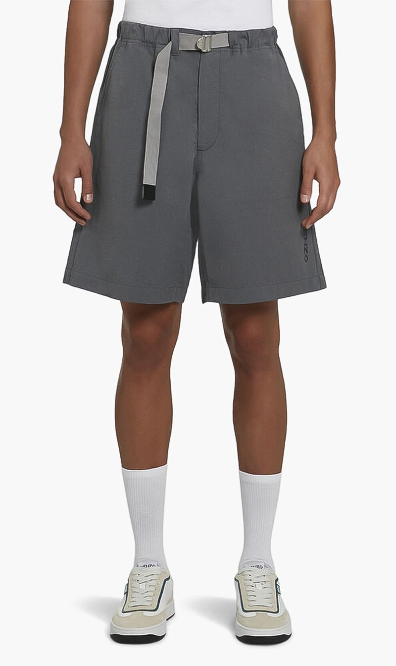 

Elasticated Belt Shorts, Blue