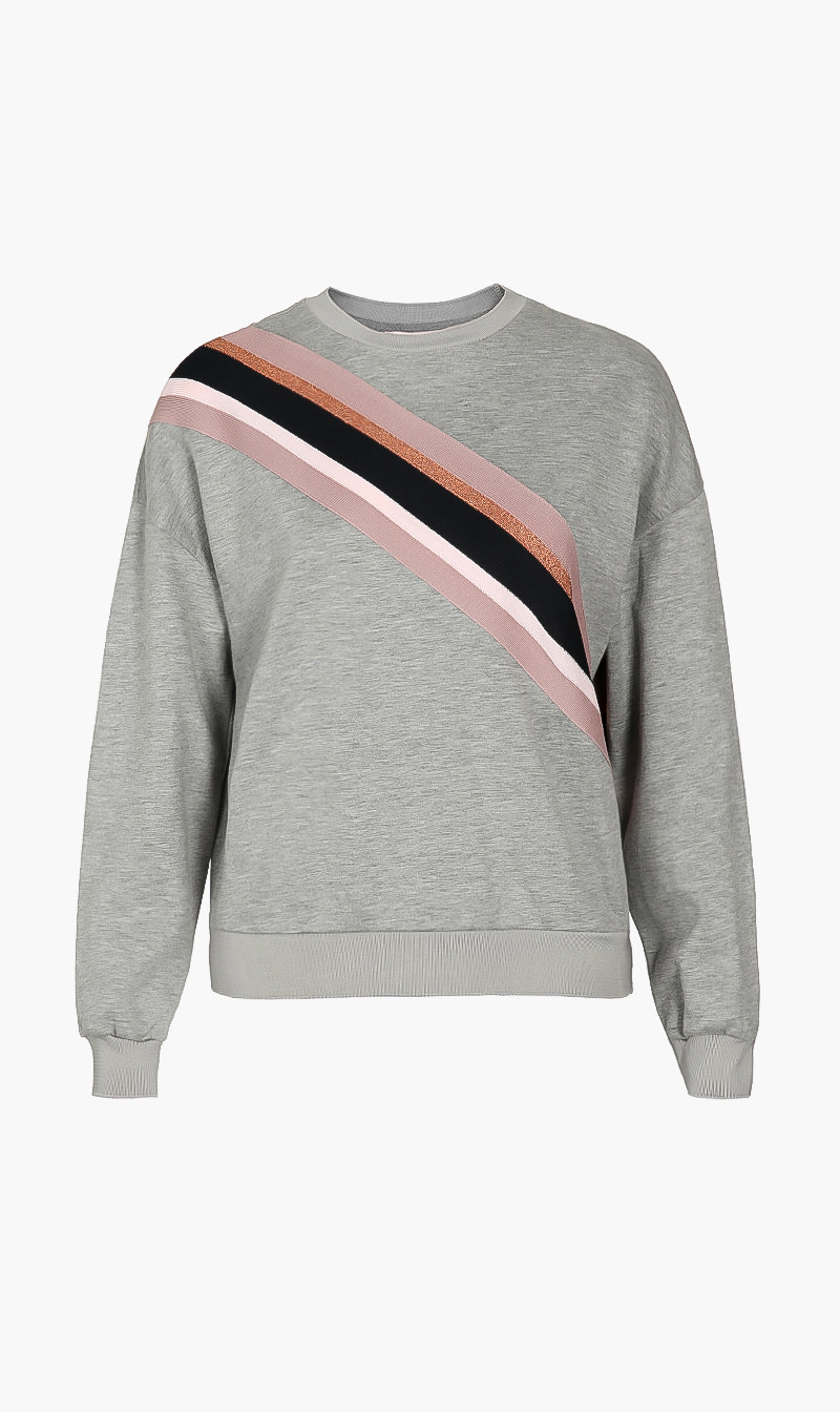 

Grosgrain Detail Sweatshirt