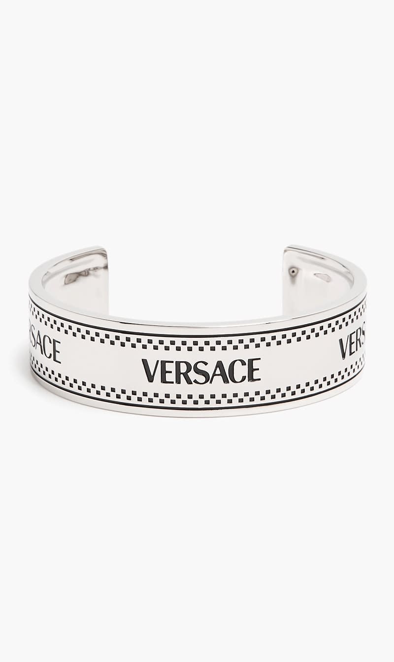 

Versace Gold 90s Vintage Logo Cuff for Men | The Deal Outlet