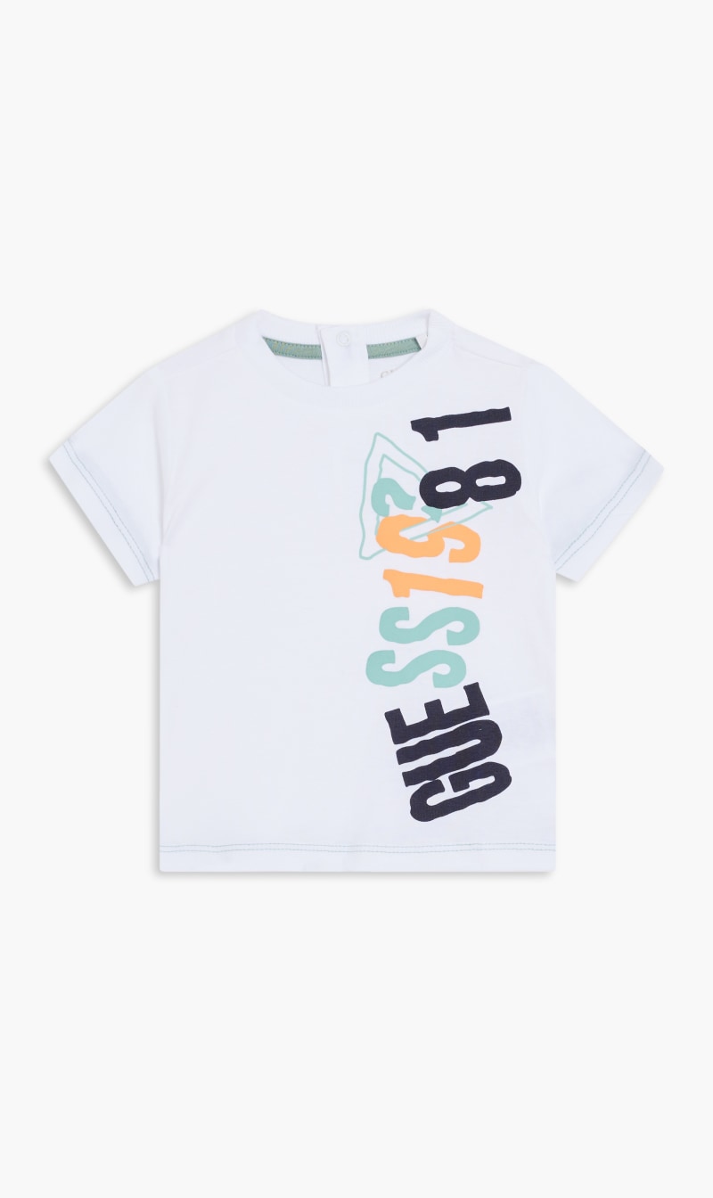 

Guess White Organic Cotton T-shirt for Girls | The Deal Outlet